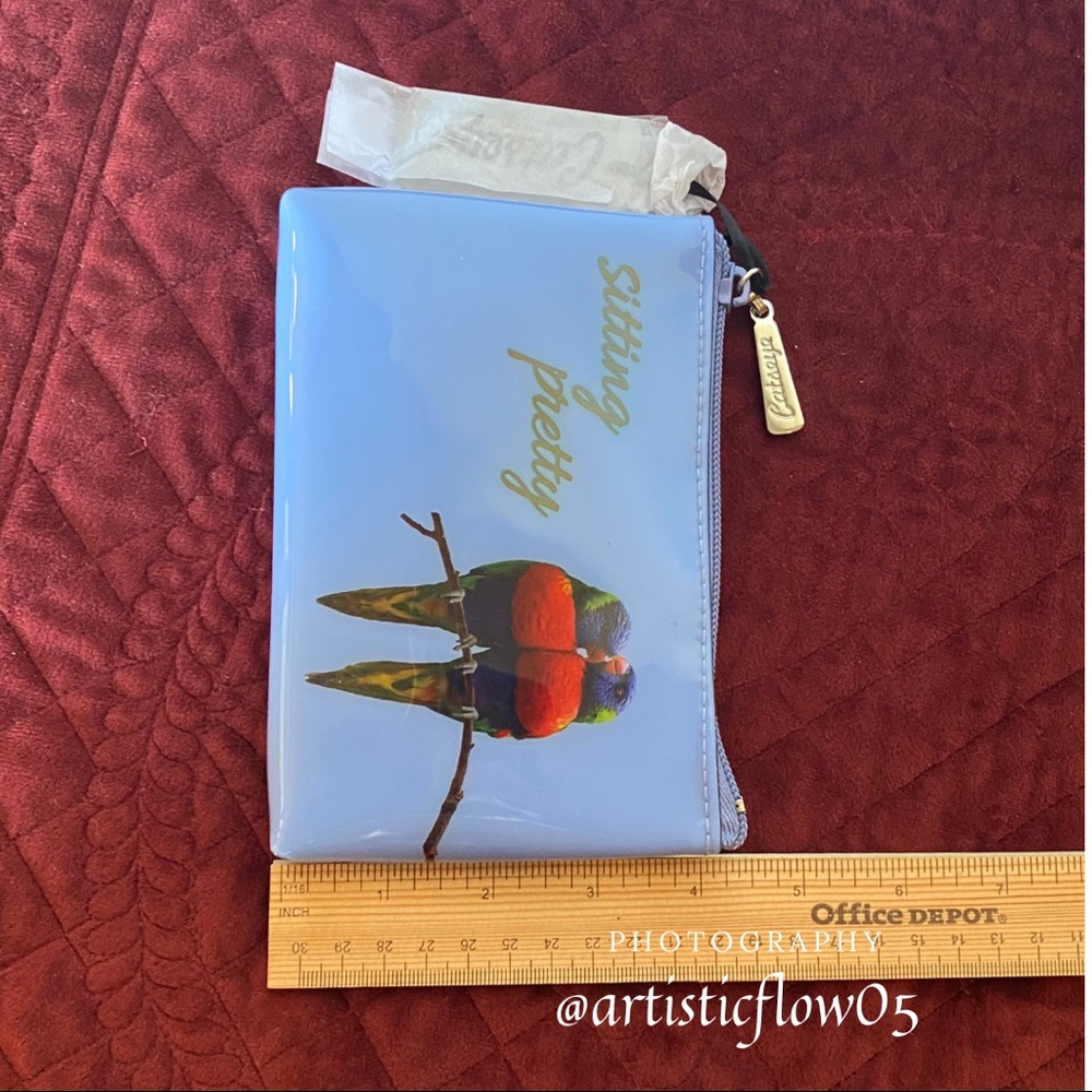 NEW! Sitting Pretty By Catseye London Cosmetic Bag - Picture 7 of 8